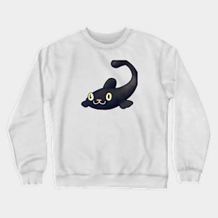 Cute Catfish Drawing Crewneck Sweatshirt